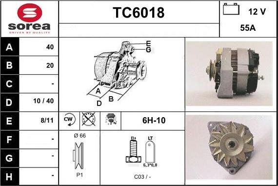 Sera TC6018 - Ģenerators ps1.lv