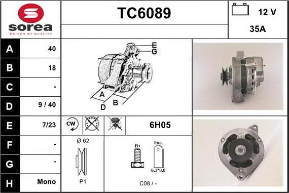 Sera TC6089 - Ģenerators ps1.lv