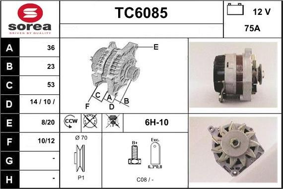 Sera TC6085 - Ģenerators ps1.lv