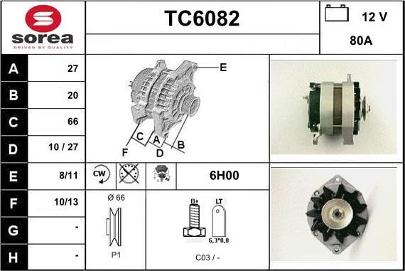 Sera TC6082 - Ģenerators ps1.lv