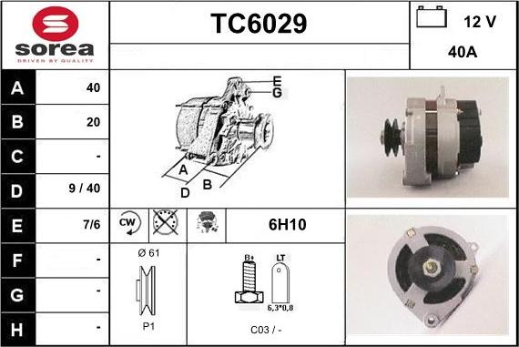 Sera TC6029 - Ģenerators ps1.lv