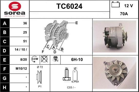 Sera TC6024 - Ģenerators ps1.lv