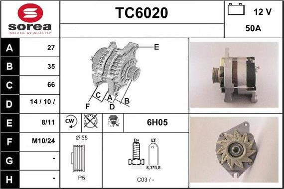 Sera TC6020 - Ģenerators ps1.lv