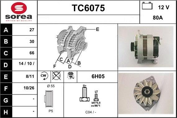 Sera TC6075 - Ģenerators ps1.lv