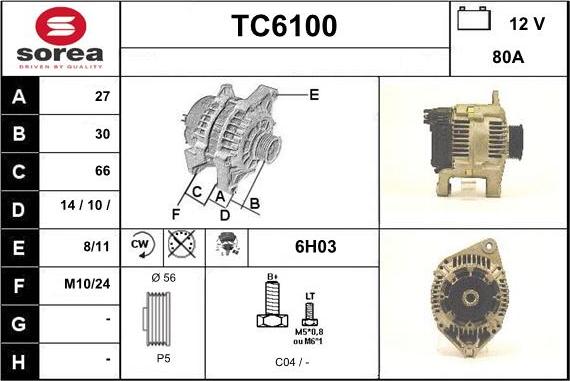 Sera TC6100 - Ģenerators ps1.lv