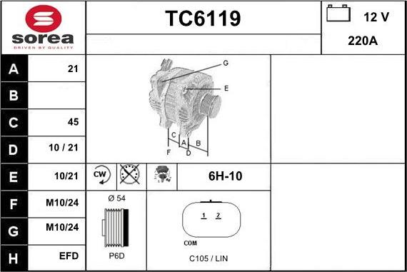 Sera TC6119 - Ģenerators ps1.lv