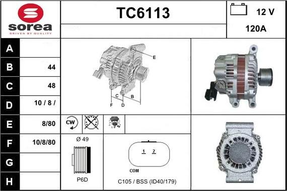 Sera TC6113 - Ģenerators ps1.lv