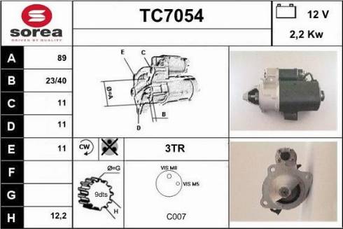 Sera TC7054 - Starteris ps1.lv