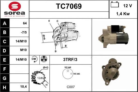 Sera TC7069 - Starteris ps1.lv