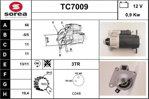 Sera TC7009 - Starteris ps1.lv