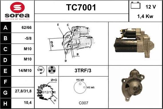 Sera TC7001 - Starteris ps1.lv