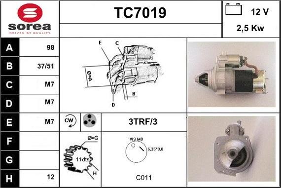 Sera TC7019 - Starteris ps1.lv