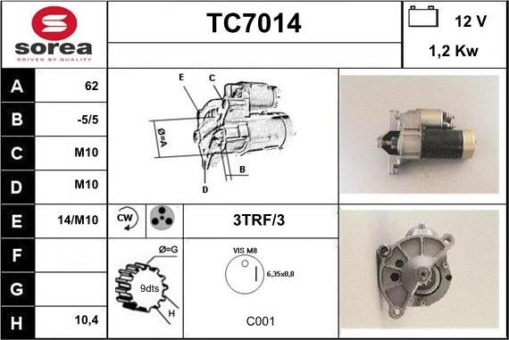 Sera TC7014 - Starteris ps1.lv