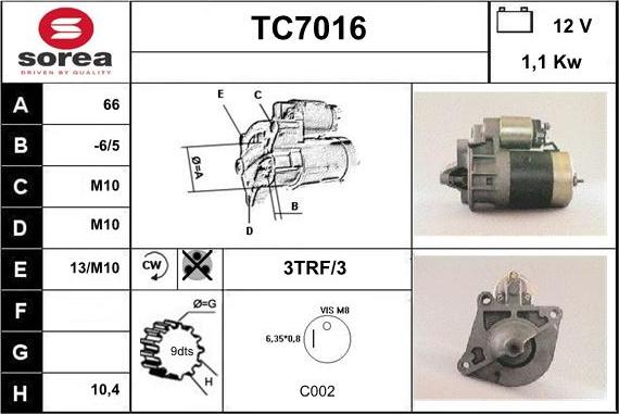 Sera TC7016 - Starteris ps1.lv