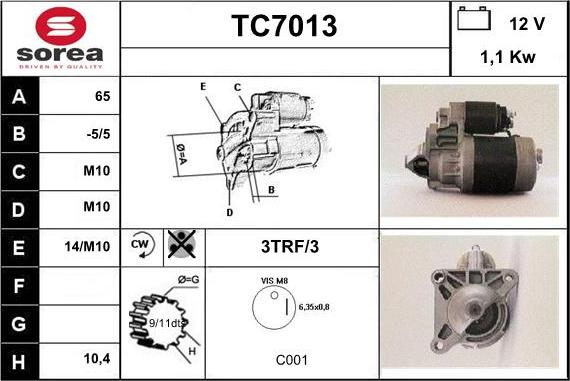 Sera TC7013 - Starteris ps1.lv