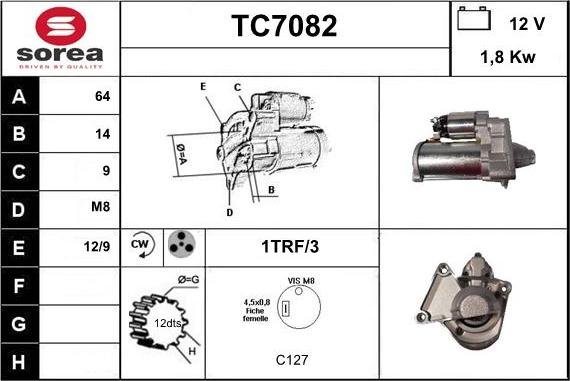 Sera TC7082 - Starteris ps1.lv