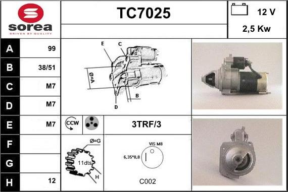 Sera TC7025 - Starteris ps1.lv