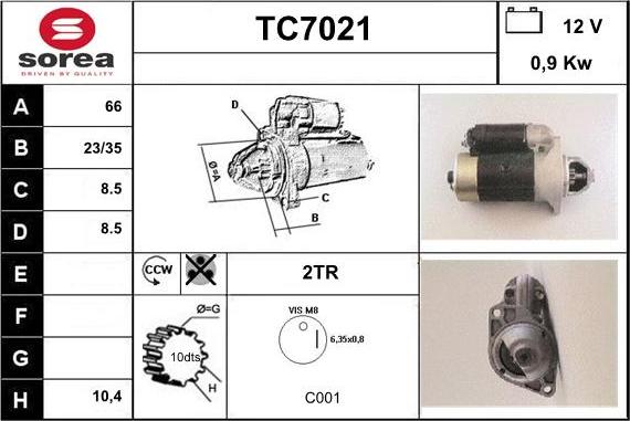 Sera TC7021 - Starteris ps1.lv