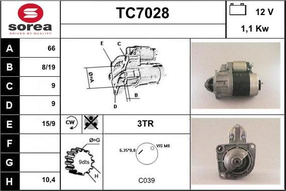 Sera TC7028 - Starteris ps1.lv