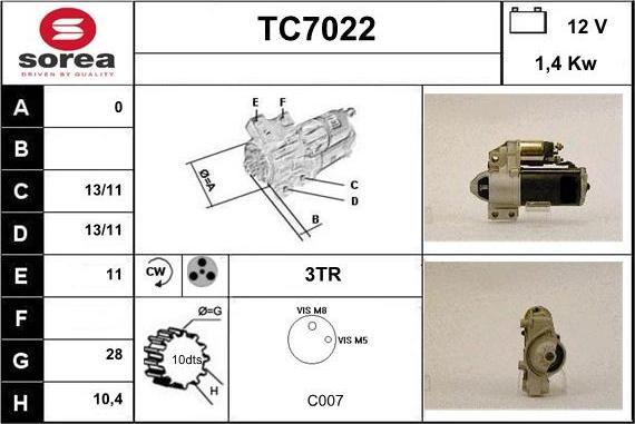 Sera TC7022 - Starteris ps1.lv