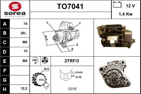 Sera TO7041 - Starteris ps1.lv