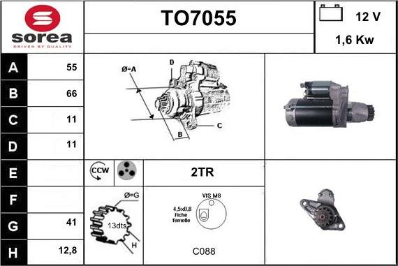 Sera TO7055 - Starteris ps1.lv