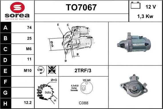 Sera TO7067 - Starteris ps1.lv