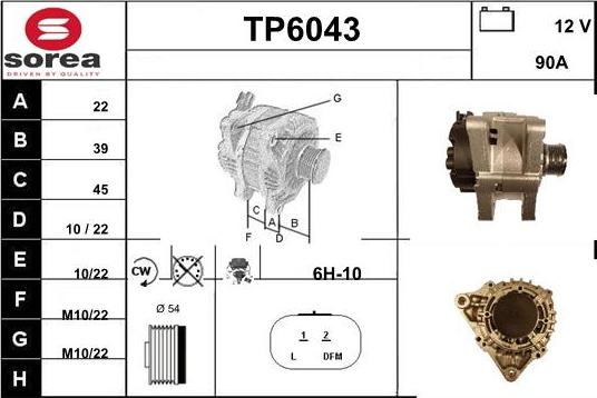 Sera TP6043 - Ģenerators ps1.lv