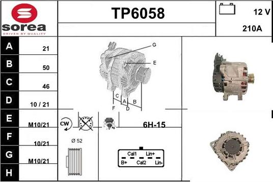 Sera TP6058 - Ģenerators ps1.lv