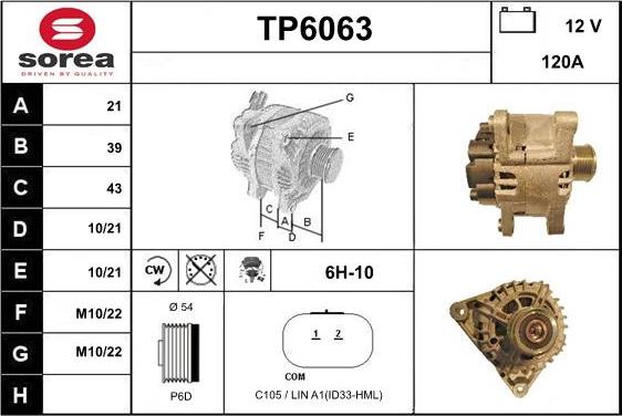 Sera TP6063 - Ģenerators ps1.lv