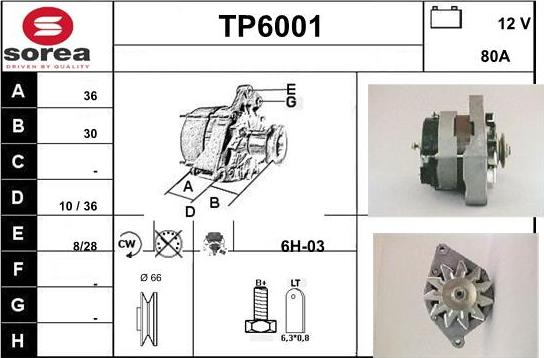 Sera TP6001 - Ģenerators ps1.lv