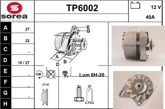 Sera TP6002 - Ģenerators ps1.lv