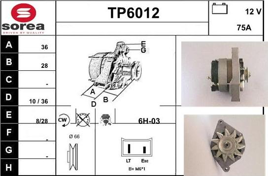 Sera TP6012 - Ģenerators ps1.lv