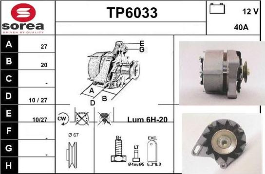 Sera TP6033 - Ģenerators ps1.lv