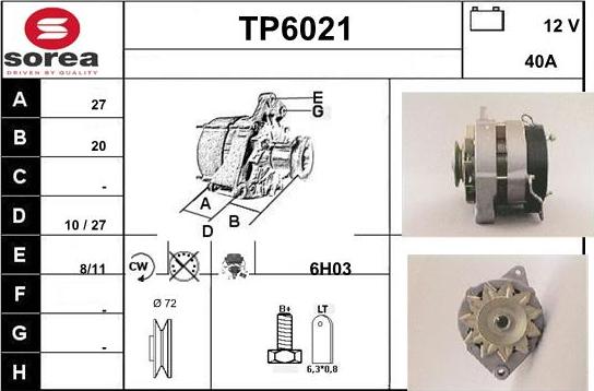 Sera TP6021 - Ģenerators ps1.lv