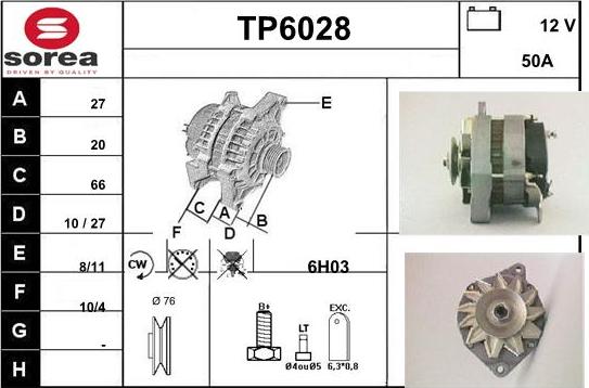 Sera TP6028 - Ģenerators ps1.lv