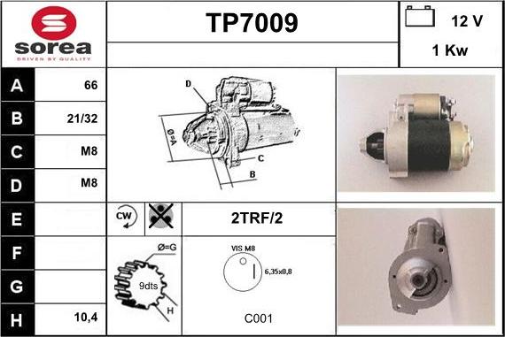 Sera TP7009 - Starteris ps1.lv