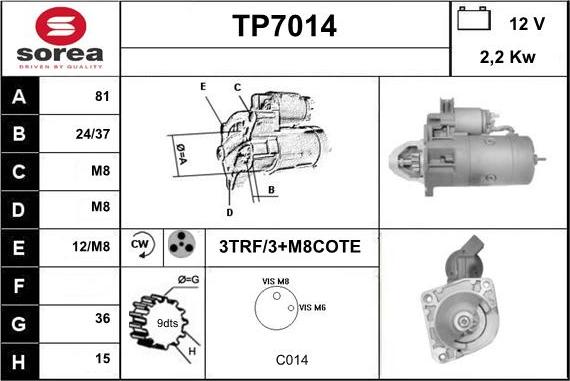 Sera TP7014 - Starteris ps1.lv