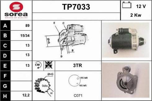 Sera TP7033 - Starteris ps1.lv