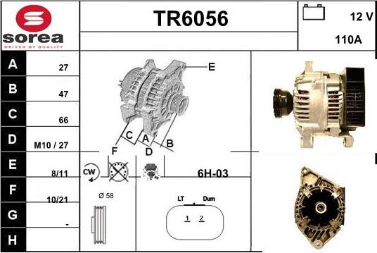 Sera TR6056 - Ģenerators ps1.lv