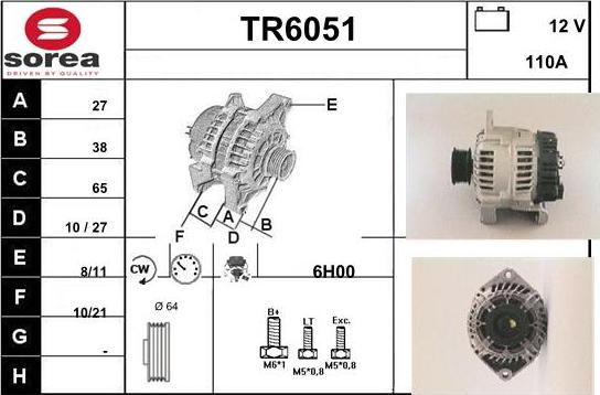 Sera TR6051 - Ģenerators ps1.lv