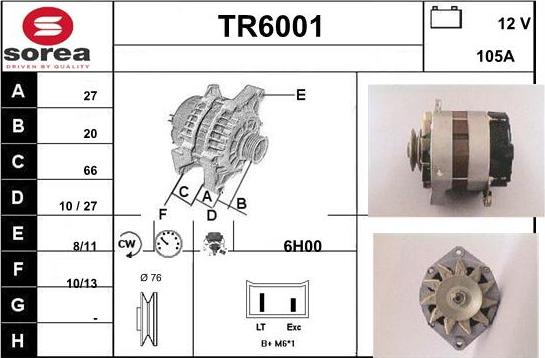 Sera TR6001 - Ģenerators ps1.lv