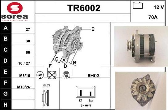 Sera TR6002 - Ģenerators ps1.lv