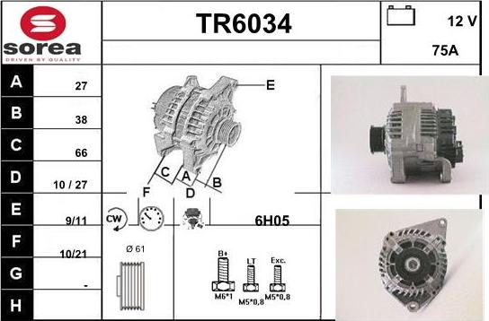 Sera TR6034 - Ģenerators ps1.lv