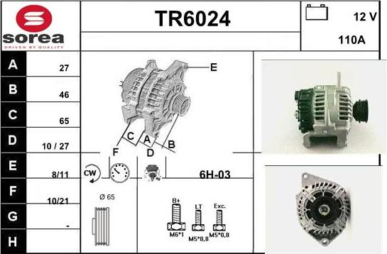 Sera TR6024 - Ģenerators ps1.lv