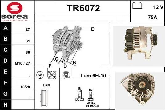 Sera TR6072 - Ģenerators ps1.lv