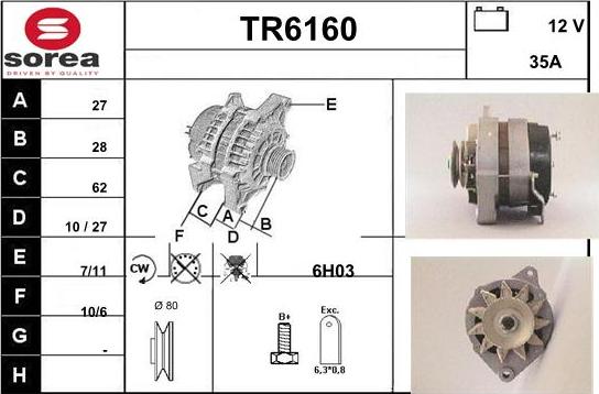 Sera TR6160 - Ģenerators ps1.lv