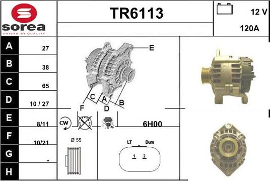 Sera TR6113 - Ģenerators ps1.lv