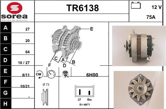 Sera TR6138 - Ģenerators ps1.lv