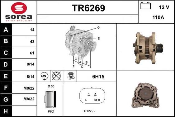 Sera TR6269 - Ģenerators ps1.lv